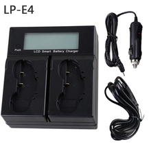 LP-E4 LP-E4N Battery Charger AC Dual Double Twin for Canon EOS 1D Mark III, 1Ds Mark III, 1D Mark IV, 1Ds Mark IV, 1D C, 1D 1Ds 2024 - buy cheap