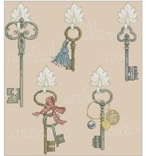 Embroidery Package High Quality  Cross Stitch Kits Antique Key Free shipping 2024 - buy cheap