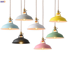 IWHD Colorful Modern LED Pendant Light Fixture Kitchen Dinning Living Room Nordic Lamp Hanging Lights Hanglamp Lustre Pendente 2024 - buy cheap