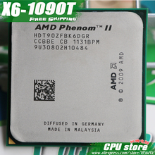 Процессор AMD Phenom II X6 1090T cpu шестиядерный (3,2 ГГц/6 м/125 Вт) Socket AM3 AM2 + 938 pin (Рабочая 100% бесплатная доставка) распродажа 1055T 2024 - купить недорого