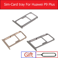 Genuine new SIM Card Tray Holder With Micro SD Card For Huawei P9 Plus VIE-L09 Sim & SD Memory Card Tray Slot Replacement Repair 2024 - buy cheap