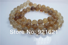 8MM 10MM 12MM 14MM Simulated Stone Rutilated Quartz Crystal Jewelry Beads for Bracelet D0394 2024 - buy cheap