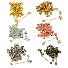 Cierres de langosta de 15mm y juegos de puntas de tapa para cordón de 9mm y cadena de extensión, accesorios para hacer joyas, 10 Uds. 2024 - compra barato