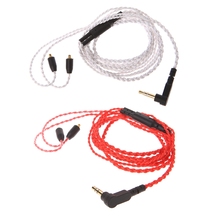 Cable de auriculares con Cable de 3,5mm, conector MMCX desmontable, Cable de repuesto sin micrófono para Shure SE215 SE425 UE900, auriculares 2024 - compra barato