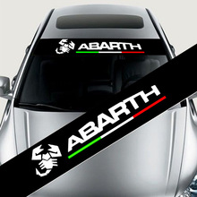 Car Styling Automobile eflective Front Windshield Banner Decal Car Sticker For Fiat 500 ABARTH Auto Exterio car styling 2024 - buy cheap