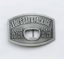 Open Beer Bottle Opener Belt Buckle SW-BY695 suitable for 4cm wideth snap on belt with continous stock 2024 - buy cheap