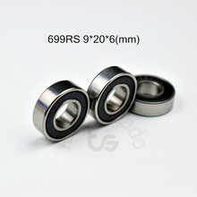 Bearing 10pcs 699RS 9*20*6(mm) free shipping chrome steel Rubber Sealed High speed Mechanical equipment parts 2024 - buy cheap