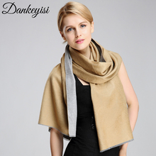 DANKEYISI Cashmere Scarf Women Winter Scarf Brand Foulard Luxury Cachecol Scarf Warm Pashmina Solid Double-sided Shawls Cape 2024 - buy cheap