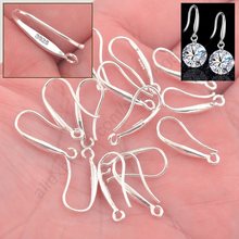 Wholesale 100Pcs Lot DIY Making Jewelry Earring Findings 925 Sterling Silver Ear Hook Earwires Accessory For Crystal Women Gift 2024 - buy cheap