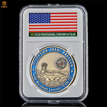 США Авраам линкойн (CVN-72), операция «irakan Freedom», «Archangel», «Св. Майкл», бронзовая наградная монета, значение W/PCCB 2024 - купить недорого