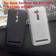 Soft Silicone Protective Back Cover Cases for Asus Zenfone Go ZB450KL ZB452KG X014D TPU Mobile Phone Case Black Para 2024 - buy cheap