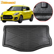 Buildreamen2-alfombrilla para maletero trasero de coche, bandeja protectora para alfombra, accesorios para Suzuki Swift 2010-2018 2024 - compra barato