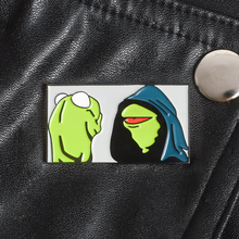 Kermit the Frog Brooches Badges Cartoon Muppet show Hard enamel pins Backpack Bag Hat Leather Jackets Fashion Accessory 2024 - buy cheap