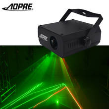 Лазерный сценический свет мини лазерный проектор эффект освещения с голосовым автоматическим управлением для диско-лазерных клубов KTV DJ огни L200R 2024 - купить недорого