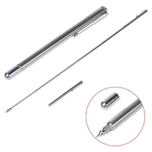 2 in 1 Pointer Telescopic Extendable Steel Ballpoint Pen Teaching Tool Magic Pen 2024 - buy cheap