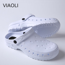 VIAOLI new Men Classic Anti-static Autoclavable Anti Bacteria Surgical Shoes Medical Shoes Safety Surgical Clogs Cleanroom Work 2024 - buy cheap