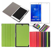 Brand gligle Super slim leather case cover for Sony Xperia Z3 Tablet Compact 1pcs+screen guard+stylus touch pen Free shipping 2024 - buy cheap