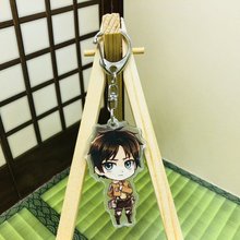 Attack on Titan Fashion Anime Acrylic Key Chains Cartoon Keyring Keychain Pendant Toys Keyholder Unisex Birthday Gifts NEW 2024 - buy cheap