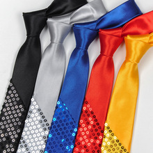 Gravatas com lantejoulas para homens, gravatas elegantes de 5cm para negócios, com gradiente, para homens 2024 - compre barato
