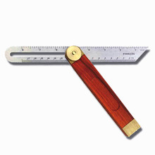 Sliding Protractor Craftsman Sliding T Bevel Square Gauge Protractor Angle Transfer Tool With Wooden handle For Accurate Angles 2024 - buy cheap