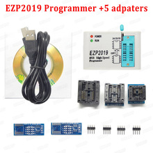2019 Newest High Speed Programmer EZP2019 Support 24 25 26 93 EEPROM 25 flash bios chip Support WIN7&WIN8 + 5 adapters 2024 - buy cheap