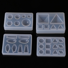 New Silicone Mold DIY Geometric Triangle Mirror Craft Jewelry Making Decorative Cake Mold for Jewelry Making 2024 - buy cheap