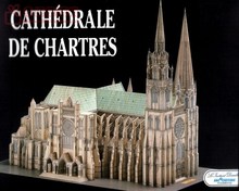 Vintage Hand-drawn Commercial Model Shore Archbishop's Cathedral 3D Paper Model DIY Hand-made 2024 - buy cheap