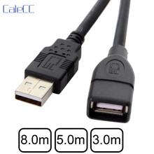 3M 5M 8M USB Type-A Женский к USB 2,0 Мужской кабель-удлинитель для жесткого диска, сканера и принтера 2024 - купить недорого