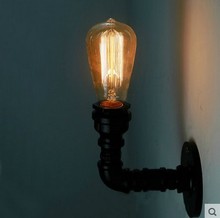 Industrial Pipe Lamp Vintage Wall Light Fixtures In Retro Loft Style Edison Wall Sconce,Arandela Lamparas De Pared 2024 - buy cheap