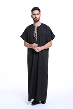 Мусульманский мусульманский ИС кафтан одежда для мужчин Арабский мусульманский ислам ИК абайя юбба мусульманская одежда 2024 - купить недорого