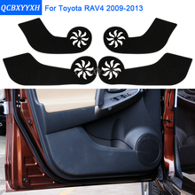 2 cores Estilo Do Carro Protetor de Borda Lateral Porta de Proteção Pad Proteção Anti-kick Esteiras Capa Para Toyota RAV4 2009 -2013 Acessórios 2024 - compre barato