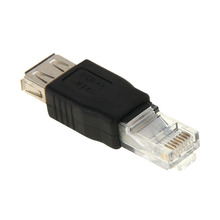 RJ45 Male to USB AF Adapter High Quality 2024 - buy cheap