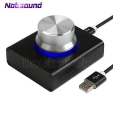 Мини-USB регулятор громкости Nobsound, регулятор громкости без потери звука для планшетных ПК, компьютера 2024 - купить недорого