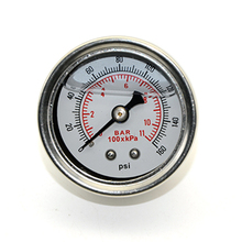 Manómetro de presión de combustible líquido, medidor de presión de aceite de 0-160 psi, indicador de combustible, cara blanca, Universal, 1/8 NPT 2024 - compra barato