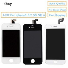 No Pixel LCD Display+Touch Screen For iphone 5 5s 5c SE 6 Digitizer Assembly Replacemet Parts LCD For iphone 6 Pantalla Ecran 2024 - buy cheap