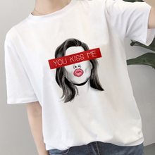 New Summer T Shirt Women fashion girl Printed Harajuku  Female T-shirt aesthetics Tee Hipster Thin section tops Tshirt Clothing 2024 - compre barato