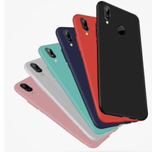 For Huawei Honor 8X Honor Enjoy 8X Max Case Cover Solid Color Soft TPU Silicone Back Cover Case For Huawei Honor 8X MAX Case 2024 - buy cheap