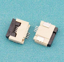 100pcs/lot 1.0mm-4P Down Clamshell Connector FFC FPC 1.0mm Pitch 4 Pin/way Flexible Flat Cable Connector 2024 - buy cheap