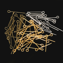 20mm Approx 520pcs Antique Bronze/Rhodium/Gold Color "9" Shape Eye Pin Head Pins DIY Jewelry Making Accessories Craft 2024 - buy cheap