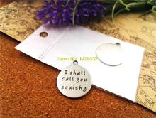 10pcs-stainless steel Charms  "I shall call you squishy " DIY Charms Pendants for necklace/bracelet/keychain DIY jewelry 2024 - buy cheap