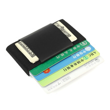 Mini tarjetero minimalista para tarjetas de identificación, paquete de tarjetas elásticas, tarjetero mágico para negocios, monedero, billetera para llaves 2024 - compra barato