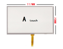 2pcs/lot 5 Inch Touch Screen 117*70 for e Luhang GPS navigator MP4/MP5 handwriting screen at050tn33 V.1 at050tn34 2024 - buy cheap