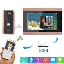 Home Intercom 7 inch Color LCD Video Doorbell Camera Waterproof Wifi video intercom Entry System with 1000TVL Wired Camera 2024 - buy cheap
