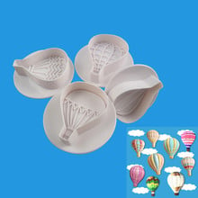 Moldes de fondant em forma de balão, ferramenta de decoração diy para bolo e sobremesa, 1 conjunto 2024 - compre barato