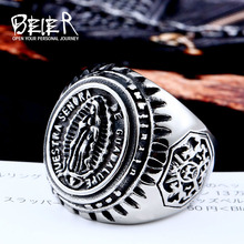 Мужское кольцо из нержавеющей стали Beier, кольцо из нержавеющей стали 316L, модное украшение в подарок, LLBR8-281R 2024 - купить недорого