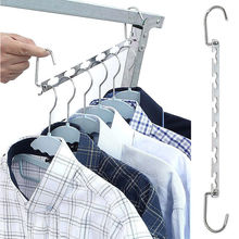 Multi-function Laundry Organization Drying Rack Wardrobe Space Saver Saving Metal Magic  Clothes Hanger Clothing Rack 2024 - buy cheap