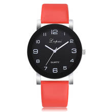 Lvpai Women's Watch Casual Leather Band Quartz Watch Fashion Big Numbers Analog dames horloges Wrist Watch 2024 - buy cheap