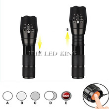 Led flashlight Ultra Bright torch T6/L2/V6 Camping light 5 switch Modes 10000 LM Zoomable Bicycle Light use 18650 battery 2024 - buy cheap