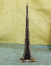 6*18CM 2PC Set Metal alloy khalifa Burj dubai tower metal crafts burj khalifa model alloy large room world famous landmark 2024 - buy cheap