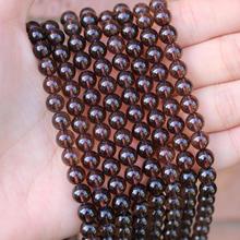 Wholesale 1strand of 15.5" Natural Smok y quartz Beads 4mm 6mm 8mm 10mm 12mm Round Gem stone Loose beads for jewelry Making 2024 - buy cheap